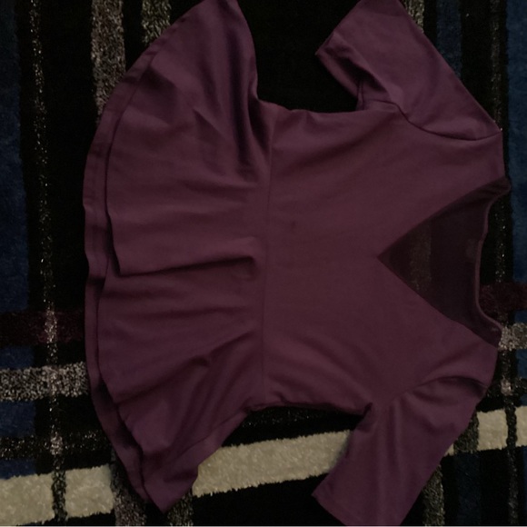 COPY - Popping Purple Peplum Top from Dots - Picture 3 of 4